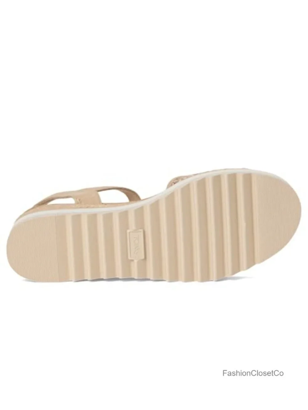 Wedge Heel Espadrille Sandal with Leather Upper and Adjustable Buckle Strap